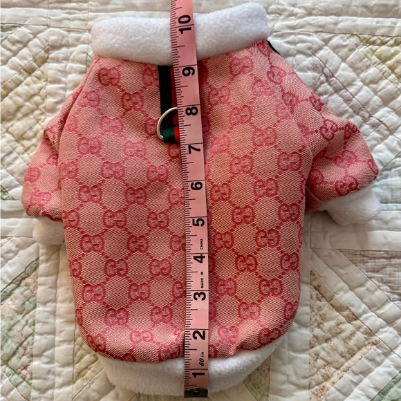 💥SALE💥Luxury-Inspired Dog Outfit Set | Size XS / Small | Cozy Jacket + Mesh Top - Picture 11 of 16